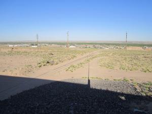 Rails I-25 south of Sunport looking SW